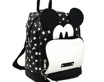 Personalized Disney Mickey Mouse  10" Mini Deluxe Backpack with 1 Front pocket