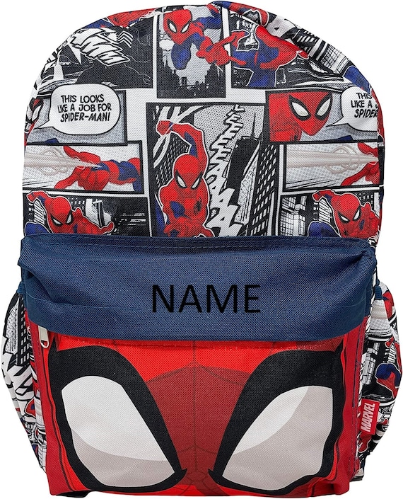 Marvel Spiderman 16 Backpack with Lunch Bag and Water Bottle