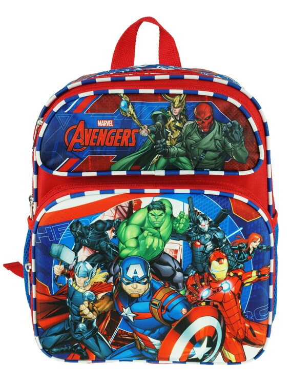 Small avengers sales backpack