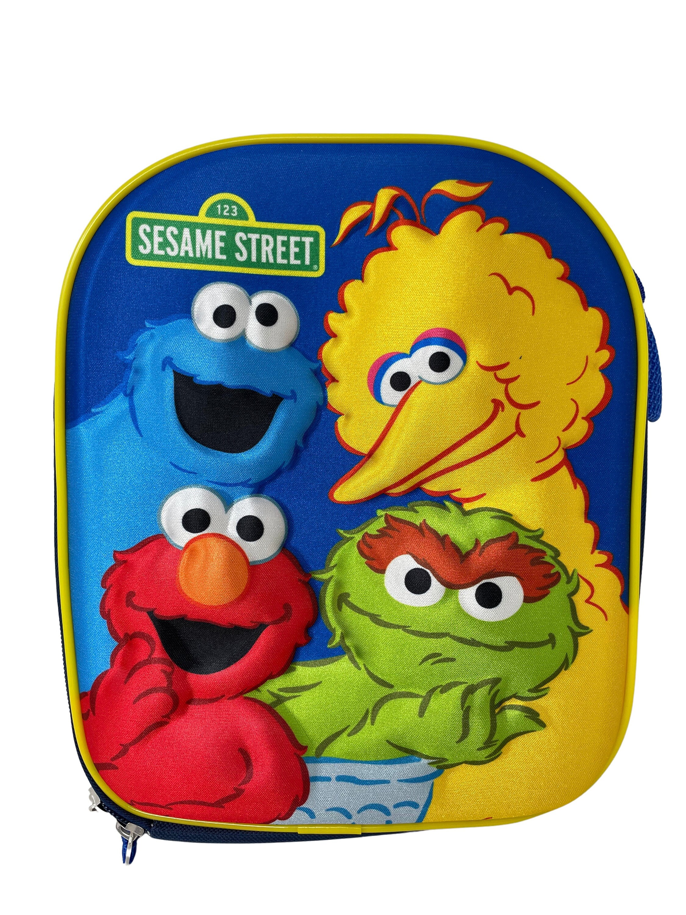 Sesame Street Elmo Boys Girls Soft Insulated School Lunch Box (One Size,  Multicolor)