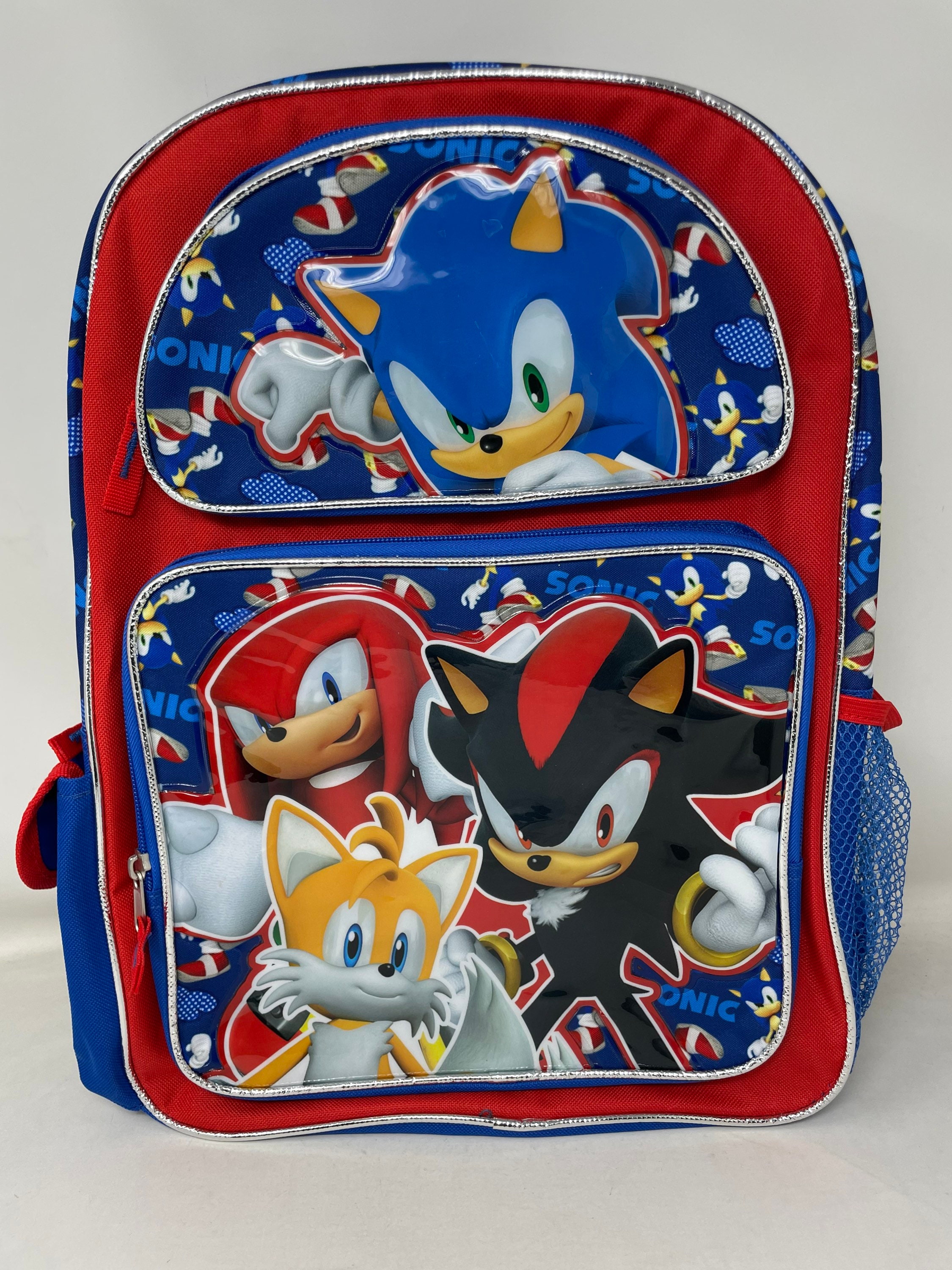 Shadow The Hedgehog Dark Pistol Gun Backpack Bag