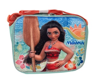 Personalized Moana 3D Shape Insulated Lunch Bag with Adjustable Shoulder  Straps