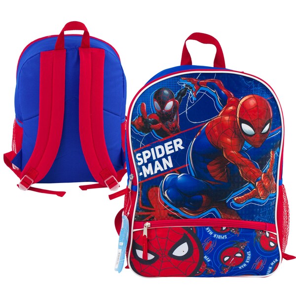 Personalized Marvel Spiderman 16" Large School Backpack