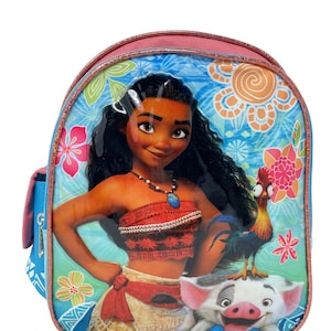 Personalized Disney Moana Adventurous Girls 10" Toddler Small Backpack