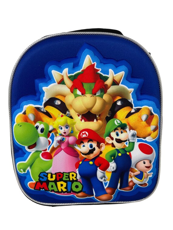 Personalized Nintendo Super Mario Lunch Bag Luigi Toad Bowser Insulated  Travel Bag 