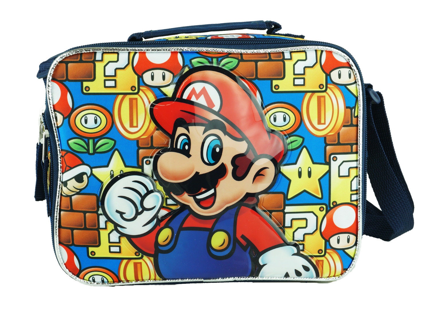 Personalized Nintendo Super Mario Lunch Bag Luigi Toad Bowser