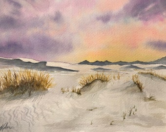 White Sands Sunset