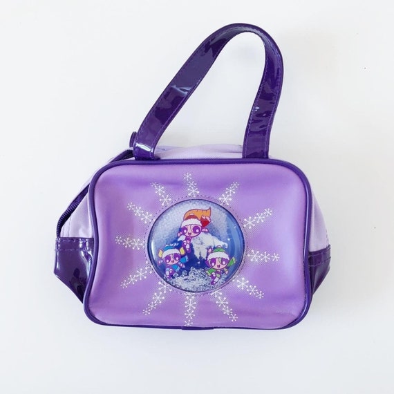 Vintage The Powerpuff Girls Purple Mini Purse / A… - image 1