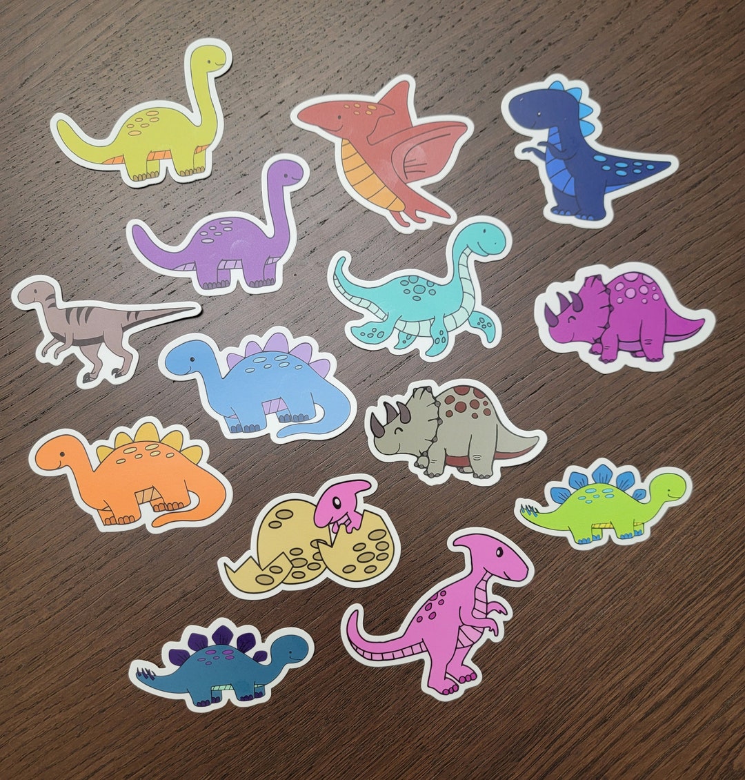 Dinosaur Time Rover Sticker Dinosaur Stickers - Etsy