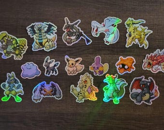 Shiny Monster Holographic Sticker