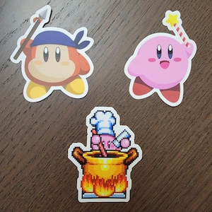 ピンクのツチグリのステッカー