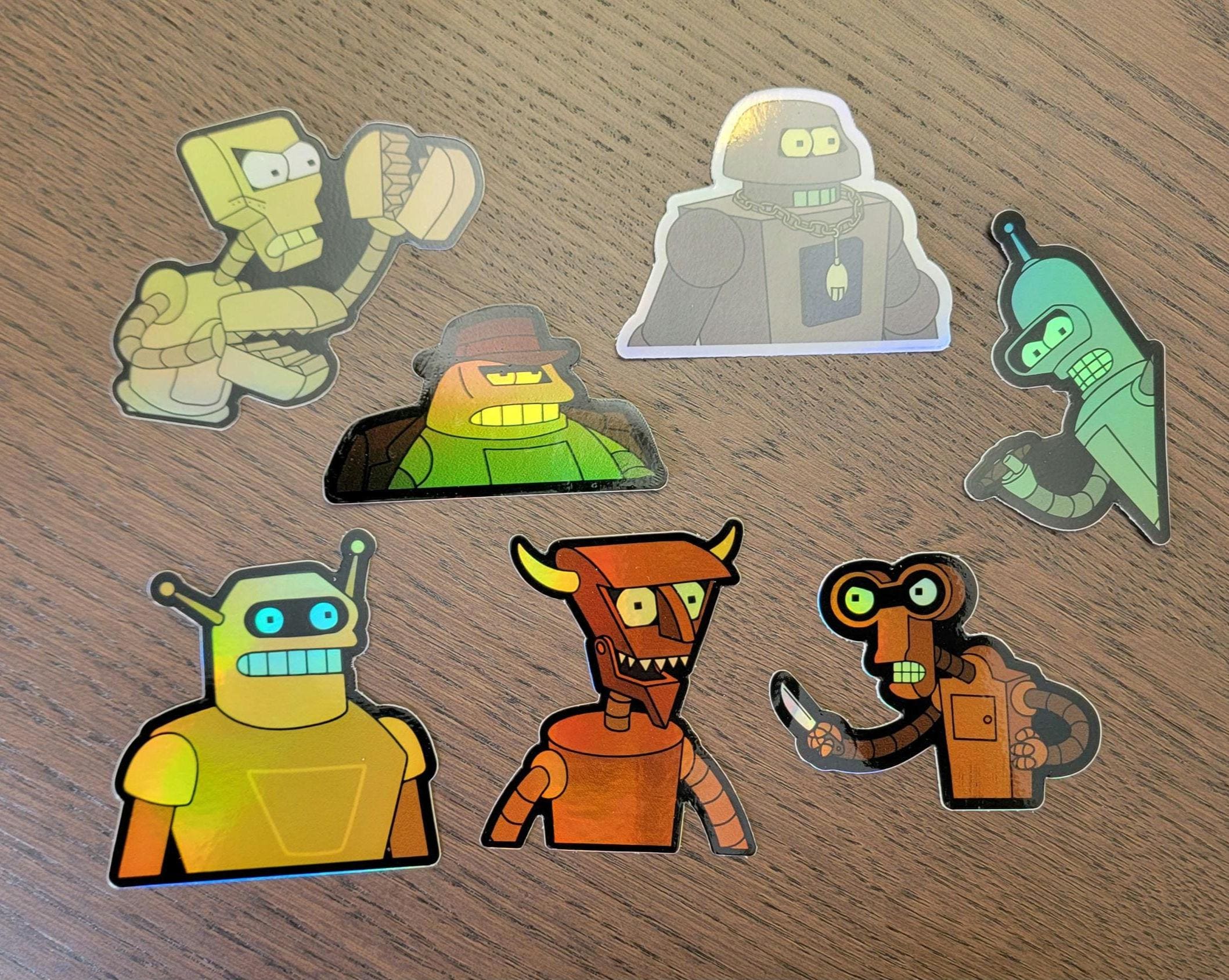 Futurama Roberto - Etsy, image size:2117x1689