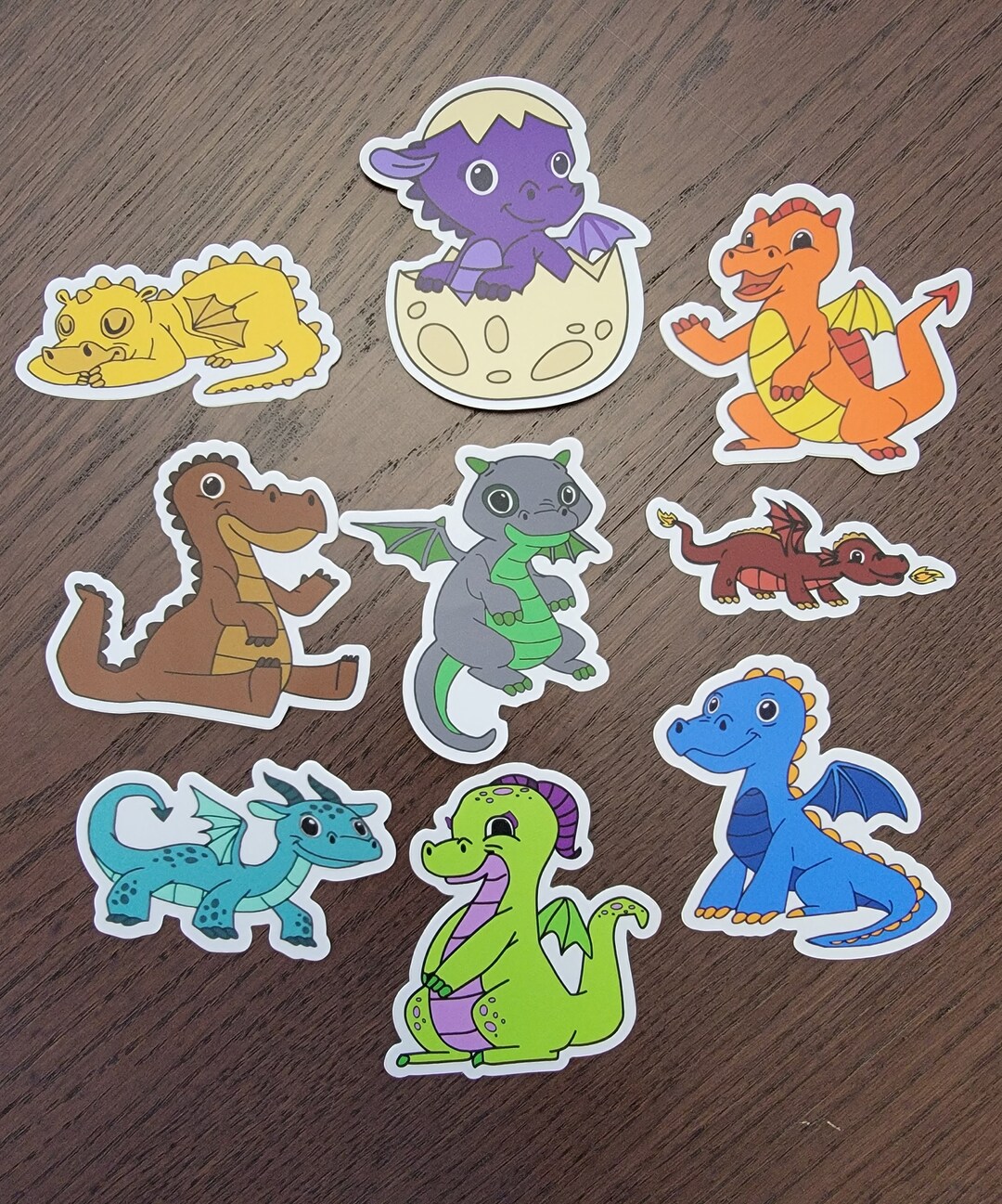 Dragon Stickers - Etsy