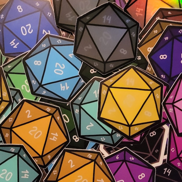 D20 stickers