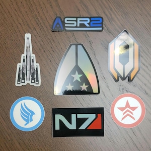 Commander Shepard&#39;s Navy Stickers