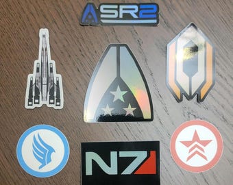 Commander Shepard&#39;s Navy-stickers