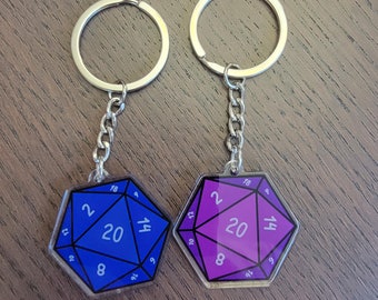 D20 Keychain
