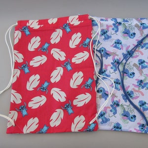 Stitch Drawstring Backpacks