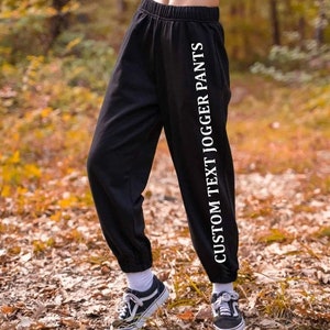 Custom Varsity Text Sweatpants Cool Sweatpants Streetwear Inspired Sweatpants  Graphic Sweatpants Loungewear Sweatpants Unisex Gift -  Canada