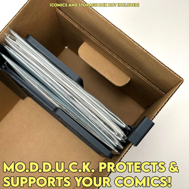 Modular Comic Book Divider, Customizable for Short or Long Box to ...