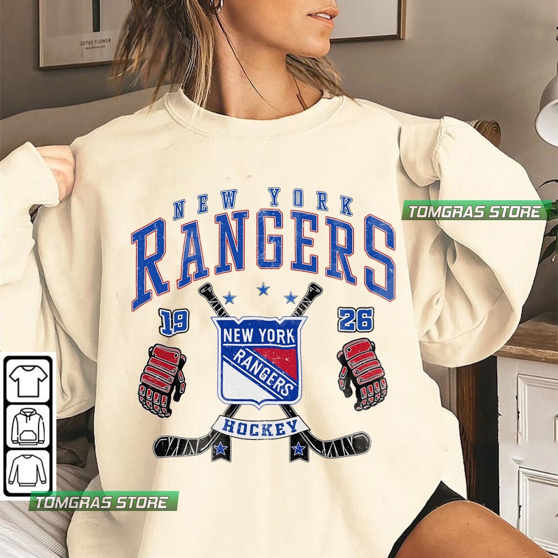 Vintage NHL New York Rangers Sweatshirt Unisex Men Women KV3303