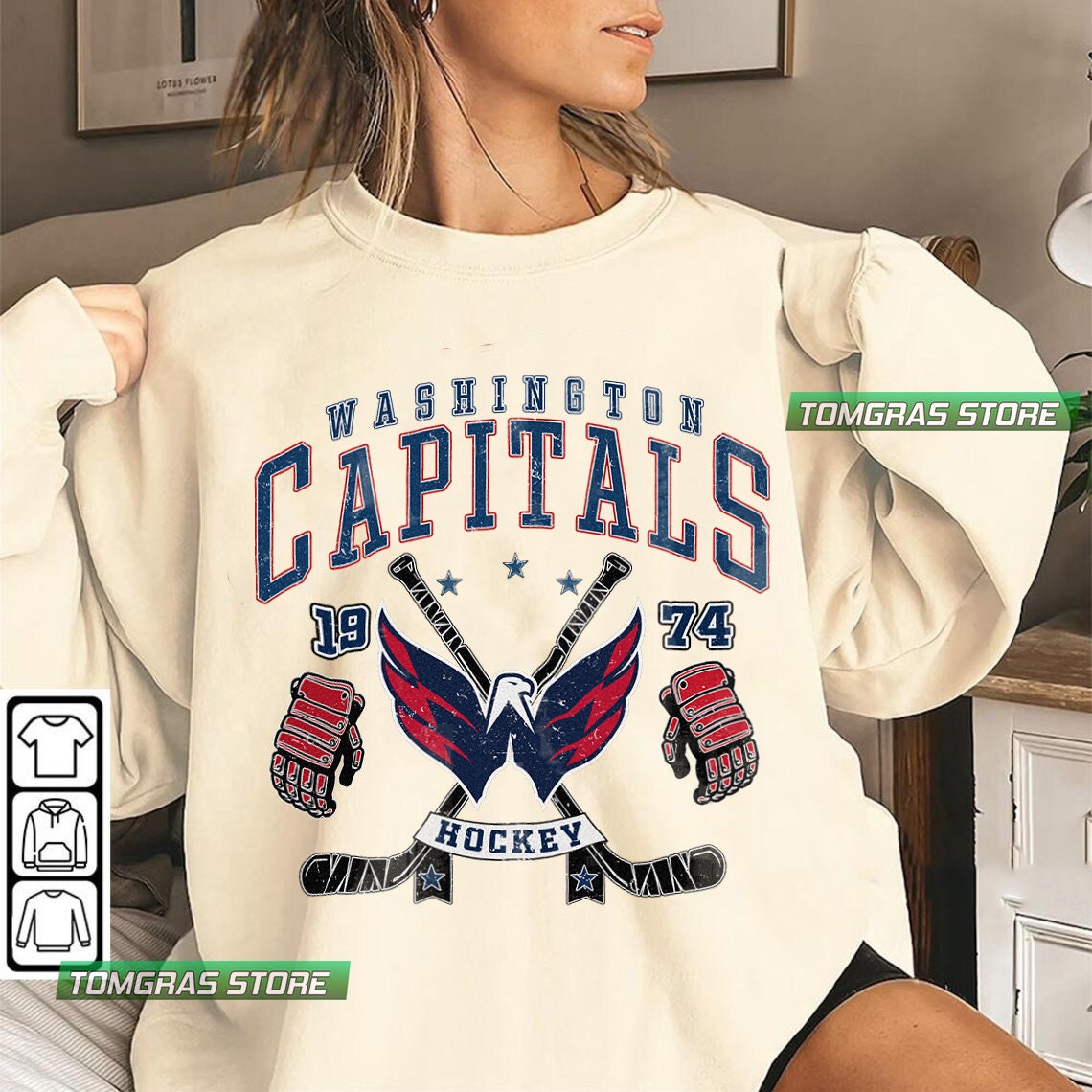Washington Capitals Red Old Time Hockey Lace Up Jersey Hooded Sweatshirt by  Old Time. $109.99. …