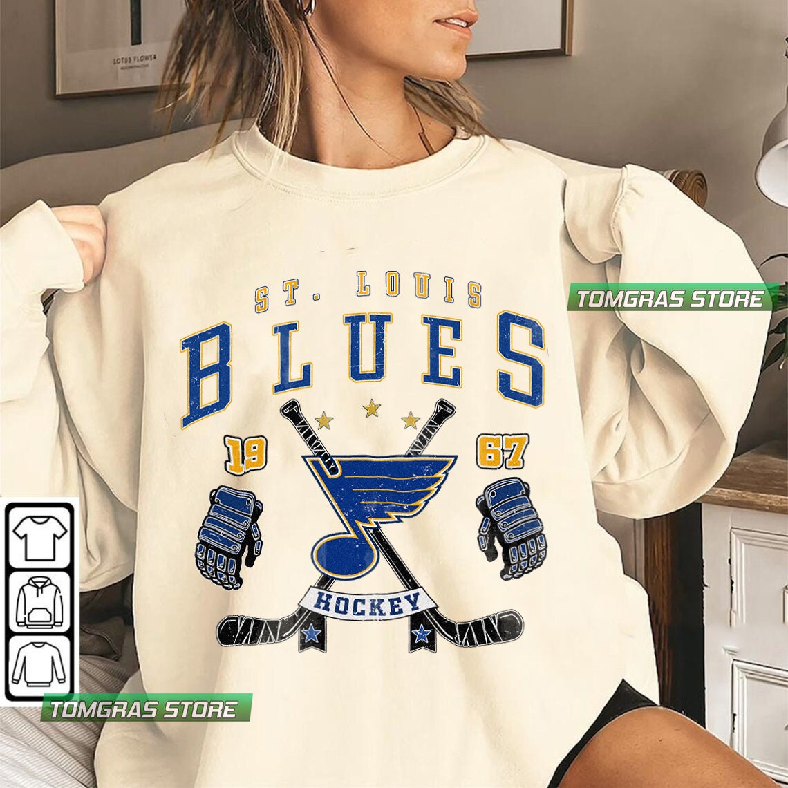 Nhl St. Louis Blues Women's Fleece Hooded Sweatshirt - S : Target