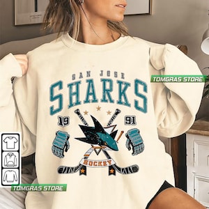 NHL San Jose Sharks Personalized Special Design With Northern Lights Hoodie  T Shirt - Growkoc