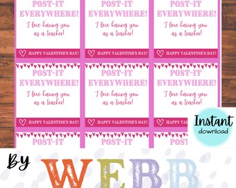 Post-it ovunque! Adoro averti come insegnante!