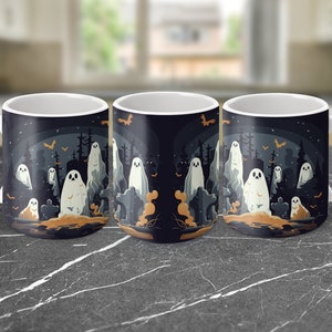 3D MUG SUBLIMATION, Halloween Mugs, 11 oz mug