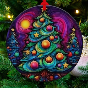 3D Christmas Ornament Sublimation Design (Digital Download)