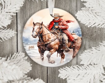 Western Christmas ornament png, INSTANT DIGITAL DOWNLOAD sublimation ONly
