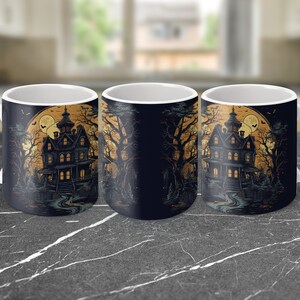 3D MUG SUBLIMATION, sublimation for mug designs, Halloween mug, 11 oz mug, instant digital download