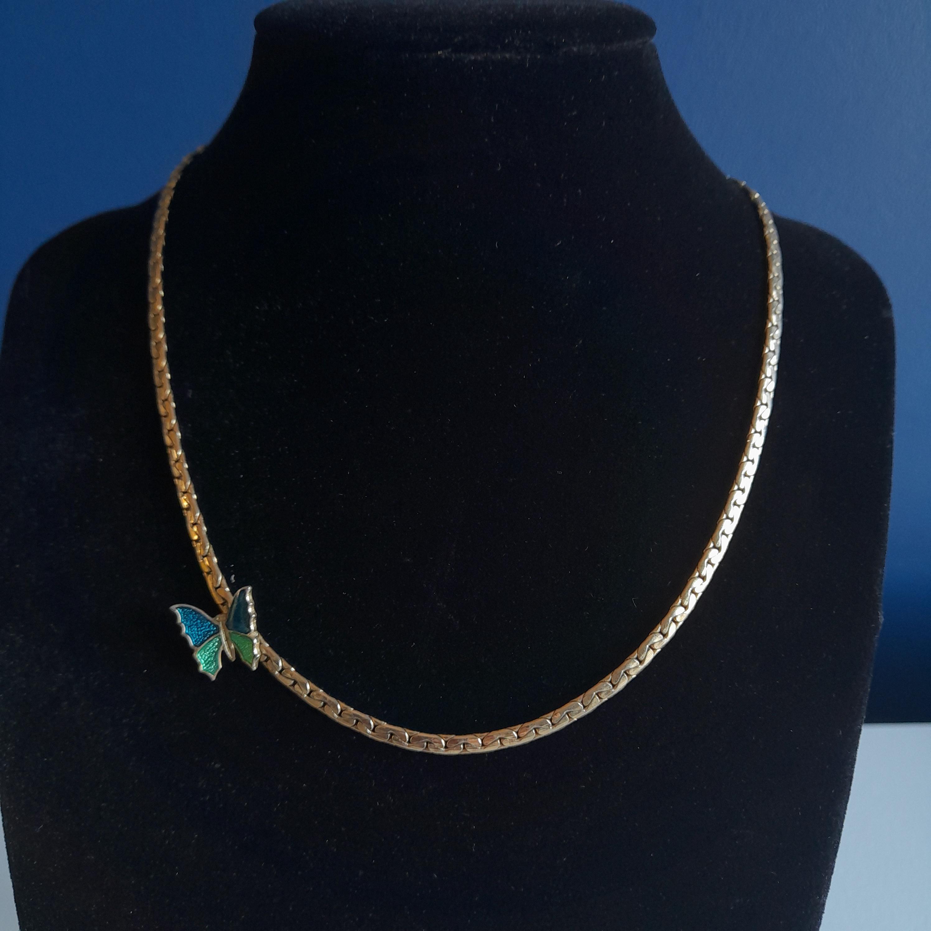 Vintage Avon Gold Tone Butterfly Choker Necklace - Etsy