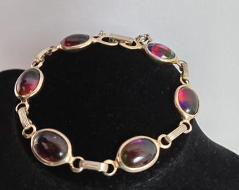 Sarah Coventry rainbow Harmony bracelet