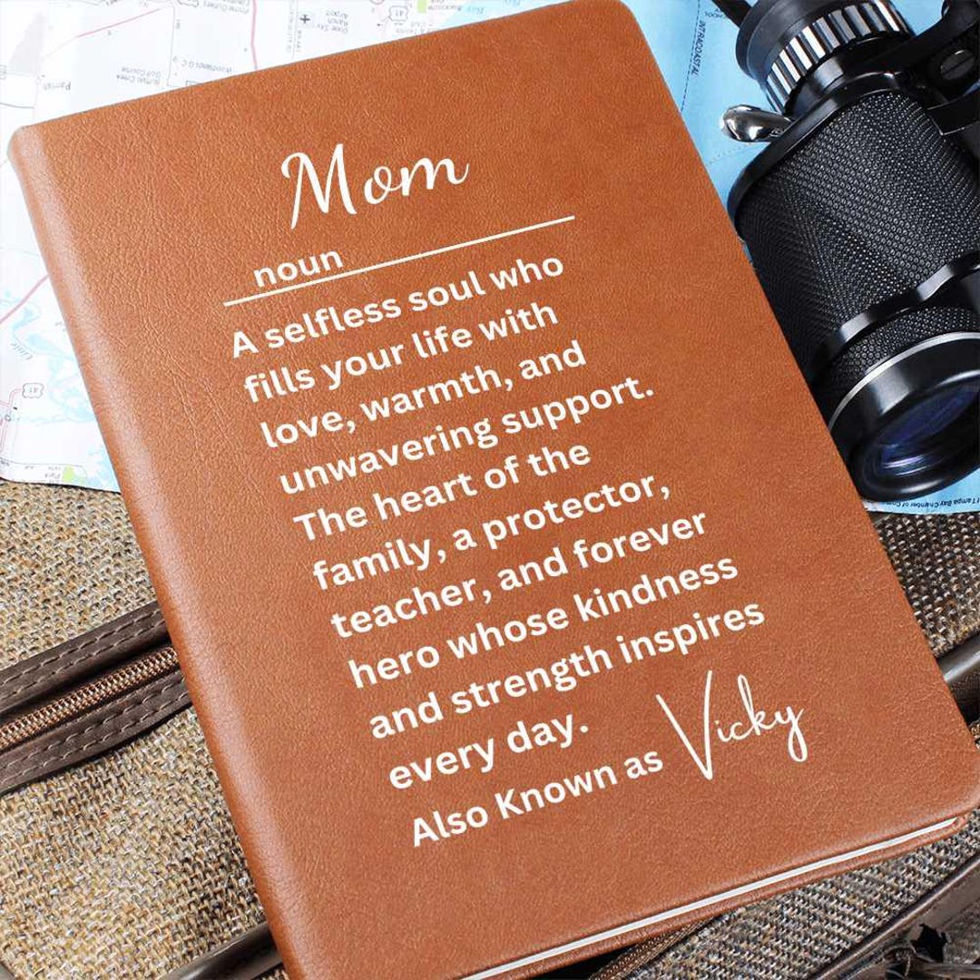 Custom Christmas Journal Gift From Daughter Son to Mom, Mother ...