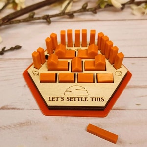 Settlers Game Piece Organizer Tray