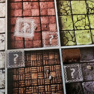 Fichas de marcador de trampa - Para uso con HeroQuest - Juego de 10