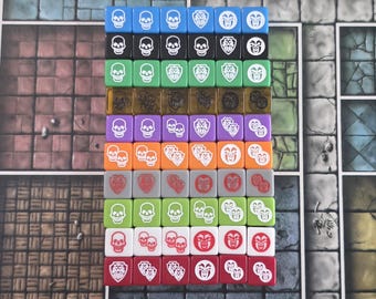 Power Dice - For Use with HeroQuest - Set of 6 - New