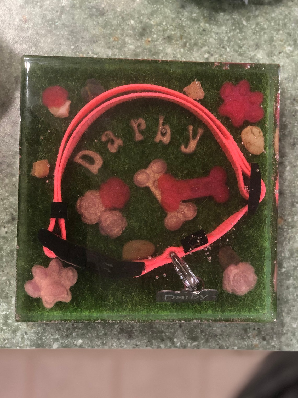 Pet Memorial Epoxy Decoration Etsy