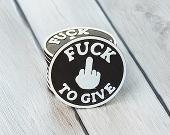 F to Give - Lustige Gag Geschenkmünze
