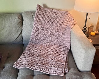 Purple Crochet Blanket