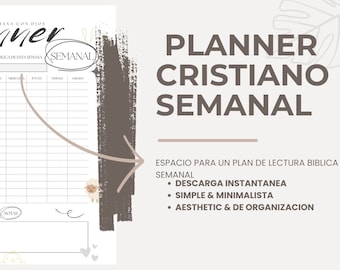 PLANNER SEMANAL CRISTIANO