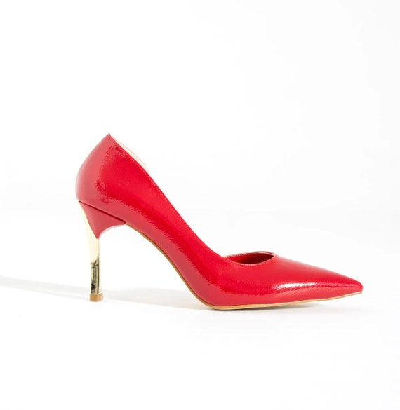 Red christmas deals heels