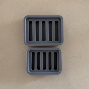 Two Piece Draining Soap Dish, Soap Saver Holder, Eco Friendly Zero Waste Bathroom Soap Dish, Color Customization, Plant Based Plastic image 9