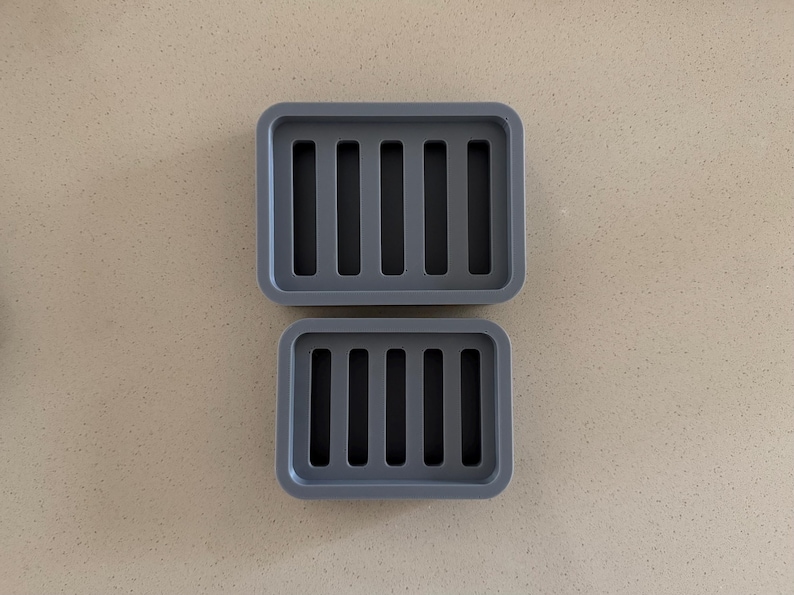 Two Piece Draining Soap Dish, Soap Saver Holder, Eco Friendly Zero Waste Bathroom Soap Dish, Color Customization, Plant Based Plastic image 9