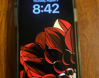 Fondo de pantalla de iOS - Oro burdeos