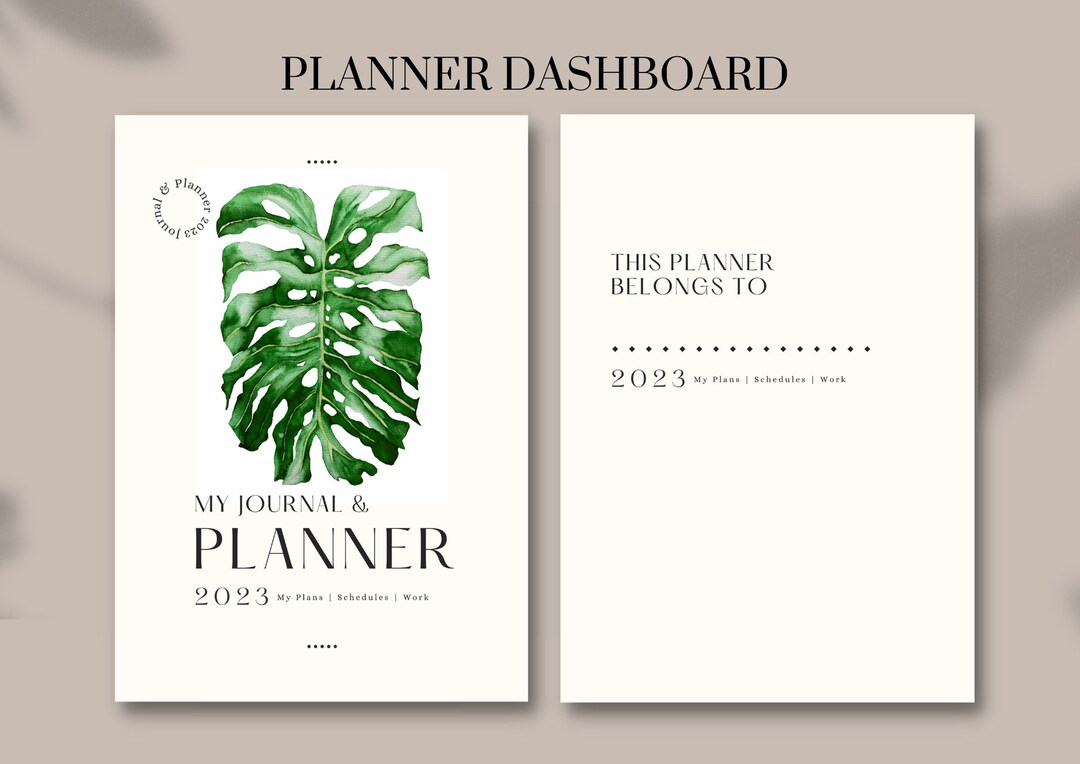 Printable Planner Dashboard Digital Planner Dashboard - Etsy