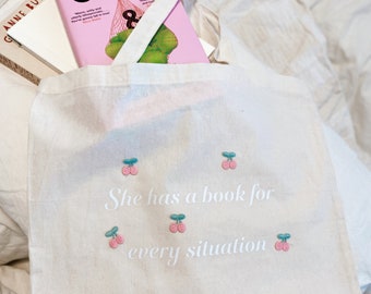 Tote bag, bookish tote, book tote bag, bookish, book merch