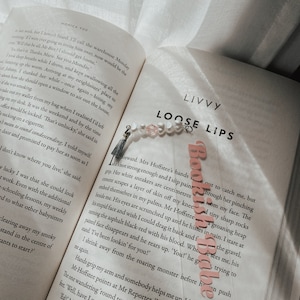 Marcador, marcador de acrílico, marcador de livro, marcador de livro, produto de livro